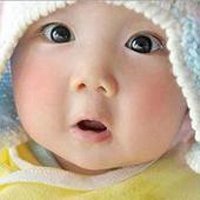 可爱小孩亲吻头像