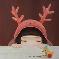 穿背带裤可爱小孩头像