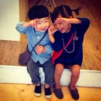 情侣头像可爱小清新小孩