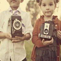 穿背带裤可爱小孩头像