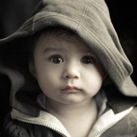 欧美可爱小孩搞怪头像一对