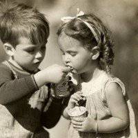 最可爱小孩情侣头像