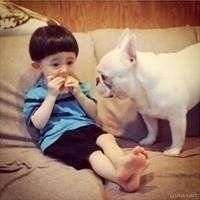 情侣头像可爱小清新小孩