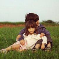 可爱小孩头像高清黑白