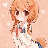 可爱动漫情侣头像简约