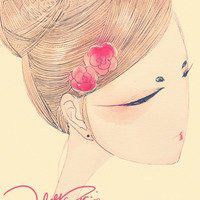 可爱动漫女生高清头像可爱