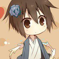 蓝色可爱动漫头像