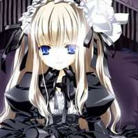 黑白可爱动漫唯美