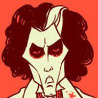 搞怪英伦风女生头像