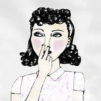 穿校服搞怪女生头像背影