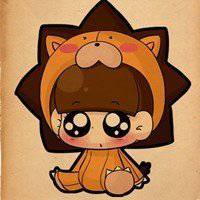 简笔搞怪小青年头像