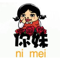 头像萌娃女搞怪头像