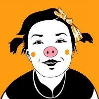 头像韩范女搞怪头像