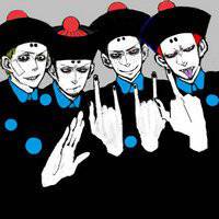 燕尾服假面搞怪头像