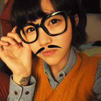 搞怪卡通老太太头像