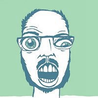 微信头像逗比搞怪男大笑