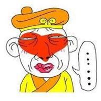 萌系二次元搞怪头像一对