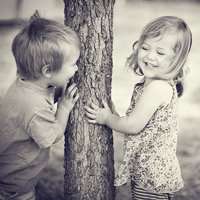 欧美风搞怪小孩头像一对