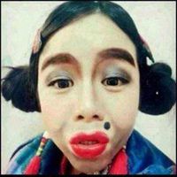 三个人搞怪动漫头像