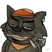 简约搞怪情侣头像吧