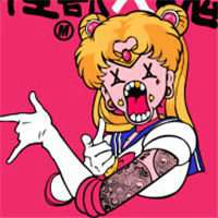 哈士奇搞怪情侣头像