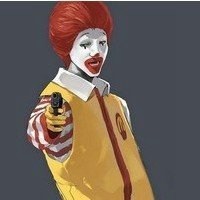 三个人卡通头像搞怪