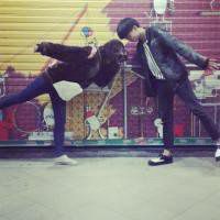 三个人搞怪动漫头像