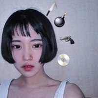 搞怪英伦头像女新款