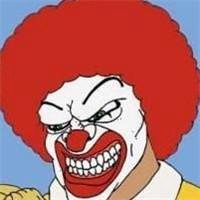 搞怪女生头像放大镜