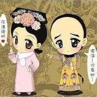 情侣头像动漫黑白控一男一女