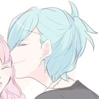 二次元微信动漫情侣头像一对