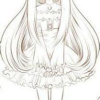 黑白动漫猫头像