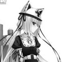 污黑白动漫头像