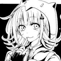 黑白动漫伤感头像女生头像带字