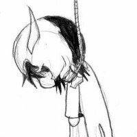 一男一女伤感动漫情侣头像黑白