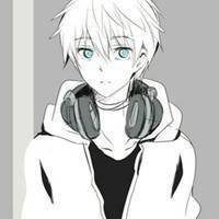 简约黑白动漫女头高清头像女生