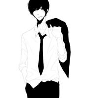 黑白动漫攻头像