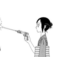 动漫女生背影黑白清新头像女生