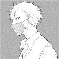 动漫霸气黑白情侣头像带字头像