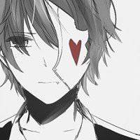 动漫霸气男生头像黑白头像带字