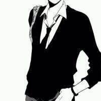 霸气动漫微信头像女生头像黑白