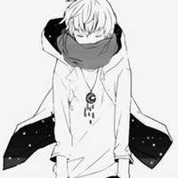 黑白动漫少女背影头像唯美壁纸