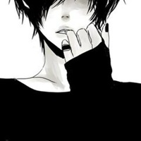 黑白动漫头像女生闺蜜头像带字