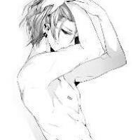 动漫女生背影黑白清新头像女生