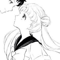 黑白头像女生动漫情侣头像带字