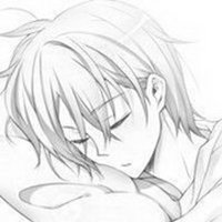 一男一女伤感动漫情侣头像黑白