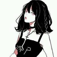 黑白背影闺蜜动漫头像唯美带字