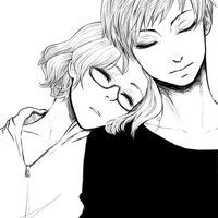 黑白女生头像动漫头像带字素材