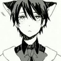 动漫失恋头像黑白男生霸气十足