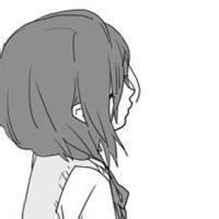 黑白高冷动漫微信头像女生头像